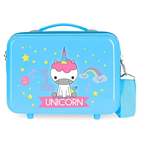 Roll Road Little Me Nececer Adaptable Azul 29x21x15 Cms Abs Roll Road Little Me Nececer Adaptable Azul 29x21x15 Cms Abs