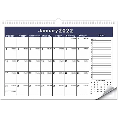 Wall Calendar for 2022,Desk Calendar Monthly Large Desktop Pad A3 Calendar 14 Months to View from November 2021 to December 2022 for Wall Desk Work Table on Home Office School Cover