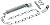 U ULTRA HARDWARE 15001 ain Storm Door Crash Heavy Duty, 1 x 4.9 x 8.4 inches, Silver