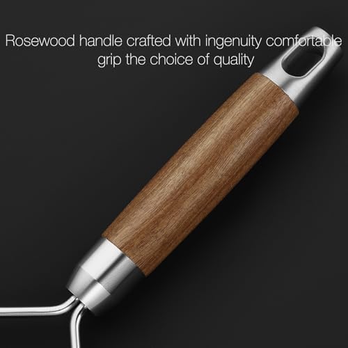 Professional-Grade Lemon Zester with Ultra-Coarse Blades, Heavy-Duty Cheese/Vegetable Grater, Solid Wood Handle Design - Rust-Resistant Durable, Essential Kitchen Tool (A1) - Image 3