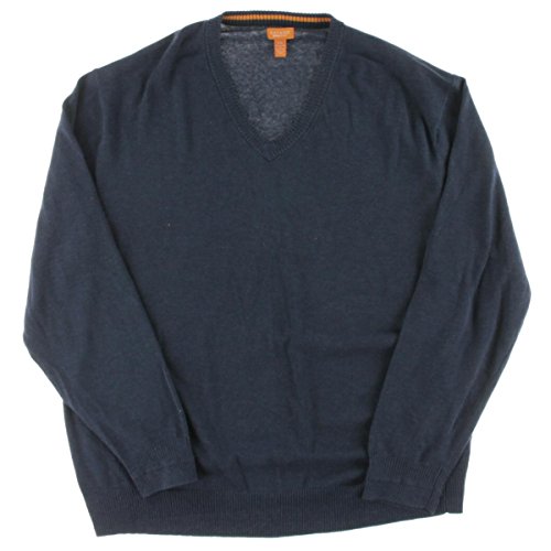Savane Men's Solid V-Neck Sweater