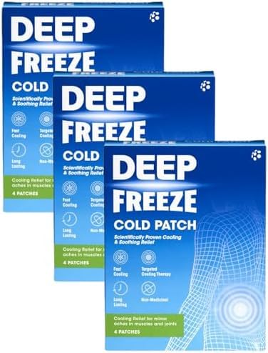 Official DEEP Freeze Cold Patch 4PK (Pack of 3)