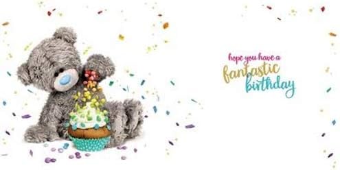 Me to You Bear Birthday Wishes Birthday Card, Mixed,Size:6x6,ALV93040