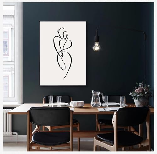 Impression d'art mural abstrait pour salon minimaliste moderne - 2