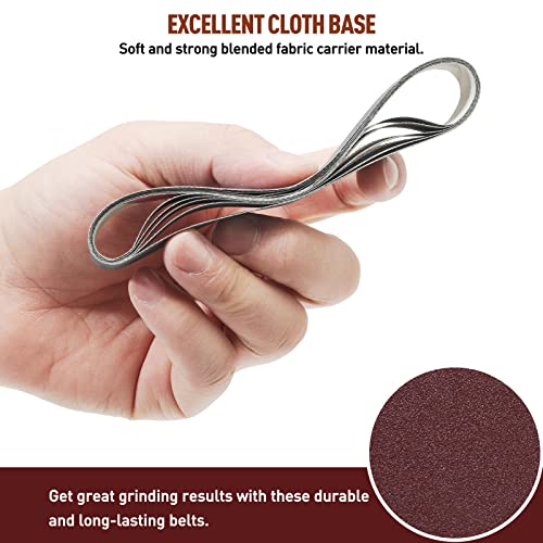 45 Pcs 3/4" X 12" Replacement Knife Sharpener Sanding Belt Kit For Work Sharp Knife & Tool Sharpener Ken Onion Edition (Wskts-Ko), 80/120/240/400/600/800/1000/2500/5000 Grits #TOP3