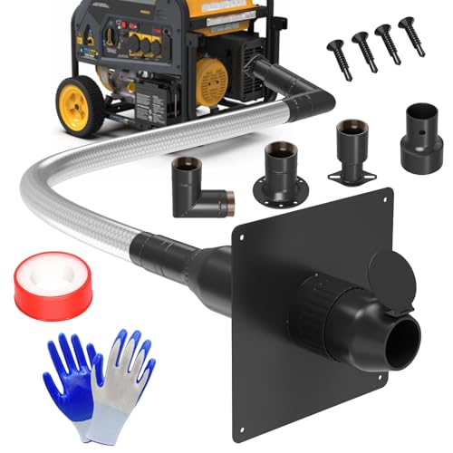 LCGP Generator Exhaust Extension Silencer Kit Upgraded 304