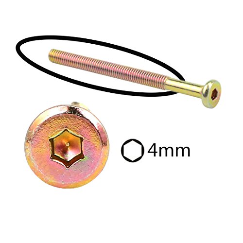 Speedda M6X110Mm Thread Hex Key Drive Socket Furniture Bolt W Barrel Nut Bolt Nuts Assortment Kit For Furniture Cots Beds Crib And Chairs(Pack Of 16) #TOP4