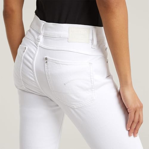 Miniatura 6 de G-Star Lhana Skinny Jeans, Blanco Paper White Gd D19079-C258-G547, 28w X 30l Para Mujer