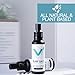 VOLT Surf Sea Salt Spray for Hair & Beard – Natural Volumizing & Texturizing Spray with Activated Charcoal, Kaolin & Sea Kelp – Aerosol-Free, Travel-Size, Aluminum Bottle - Outback, 2.7 Fl Oz (80ml)
