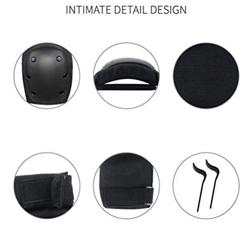 BESPORTBLE Conjunto de 6 Peças de Proteção para Crianças Joelheiras para Adultos Cotoveleiras Protet