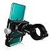 Handyhalterung Fahrrad Aluminium, 360° Drehbar Handyhalter Motorrad Scooter Smartphone Halterung für iPhone 12 Mini/12 Pro Max/11/11 Pro/Xs Max/X/XR/8/7, Samsung S10/S9/S8, Huawei usw.