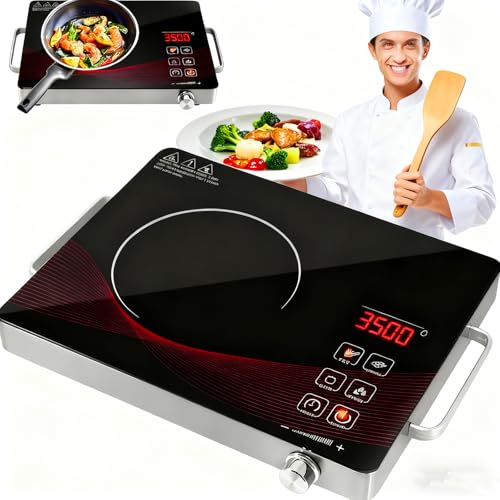 Sararoom Cerankochfeld 3500W - Tragbares Infrarotkochfeld Mit Touch