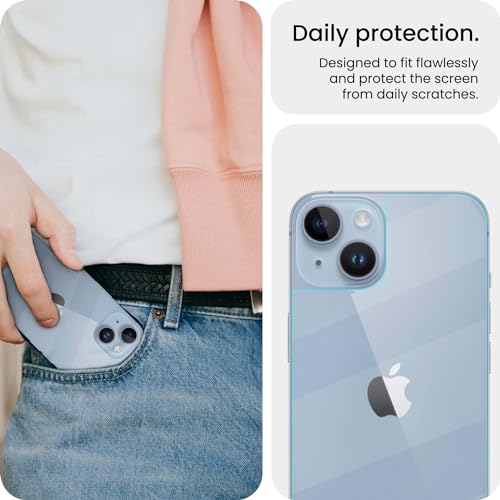 Image of ArmourPro Screen Protector for iPhone 14 (6.1 Inch) Edge-to-Edge Back Guard with Installation Kit | Crystal Clear, Case Friendly Screen Coverage, Ultra Thin Unbreakable Membrane