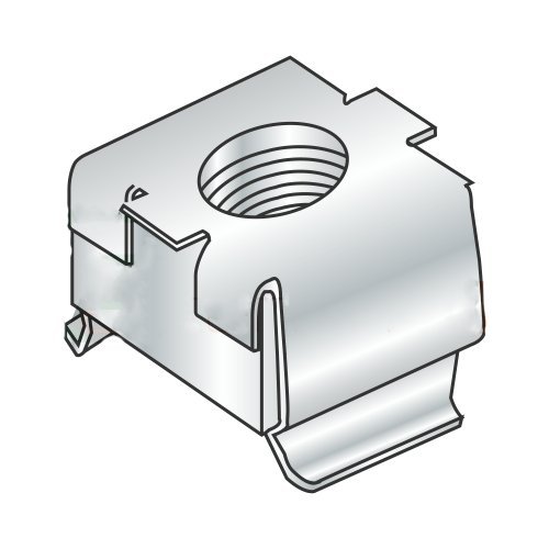 M5-0.8 Cage Nuts/Steel/Zinc / C7941-M508-3B / Panel Range: .064-.105 (Carton: 1,000 pcs)