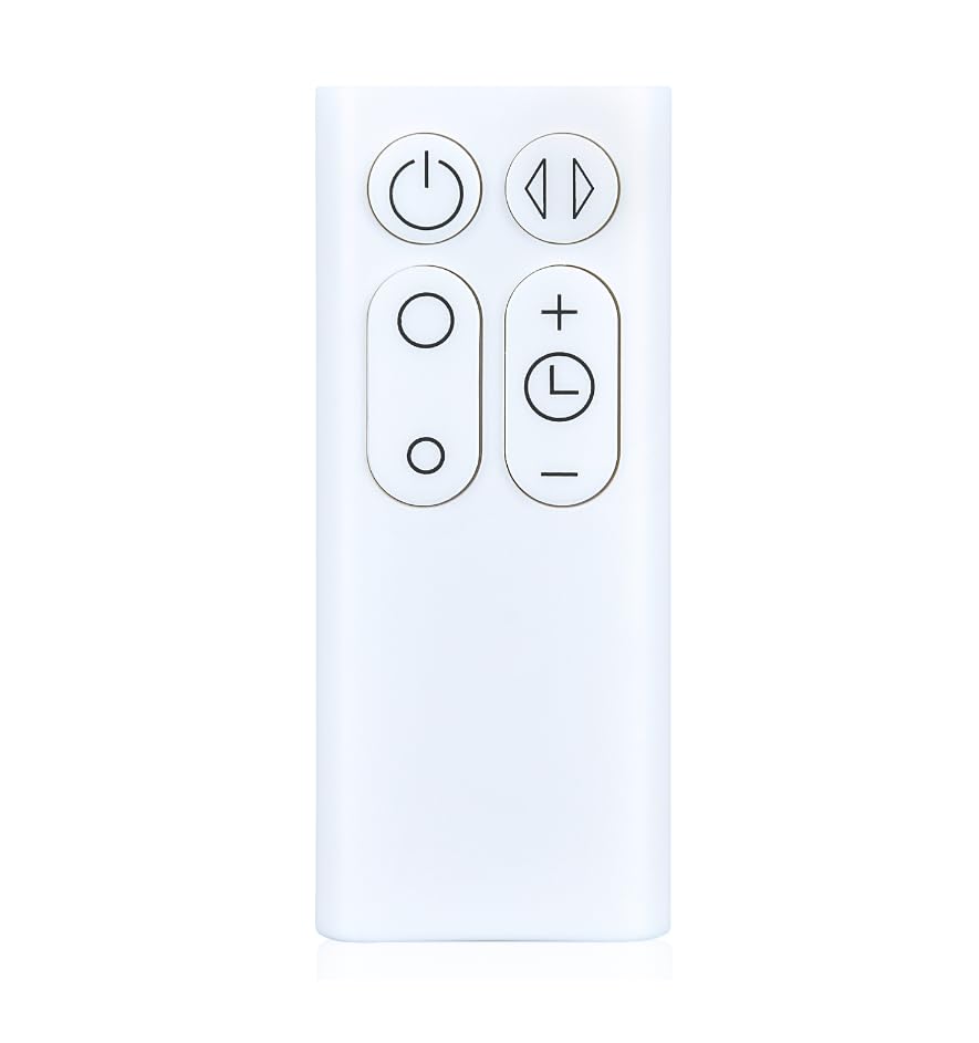 CLVIZCXOM Ventilator Ersatz Fernbedienung Kompatibel mi Dyson Lüfter AM06 AM07 AM08 Part Number 965824-01 965824-02 (Weiß)