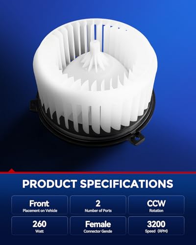Image of KAX AC Blower Motor Compatible with Chevy Trax 2015-2022, Sonic 2012-2020, Buick Encore 2013-2022,HVAC Heater Blower Motor with Fan Cage - Replaces# 76932,700309