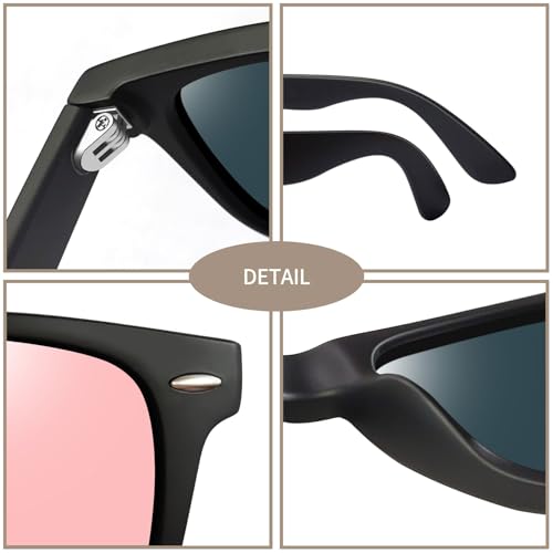 Image of Joopin Square Sunglasses Polarized UV400 Designer Sun Glasses Men Women
