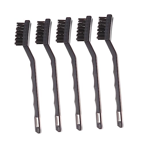 SOLUSTRE 7-inch 3 Row Bristle Circuit Board Cleaning Brushes Anti Static Brush Set for Electronics Cleaning