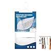 Deshumidificador para armario colgado,Absorbedor de humedad para bolsa colgada,absorbente de humedad con fuerte bloqueo de agua | Absorbedor de humedad flexible con gran capacidad