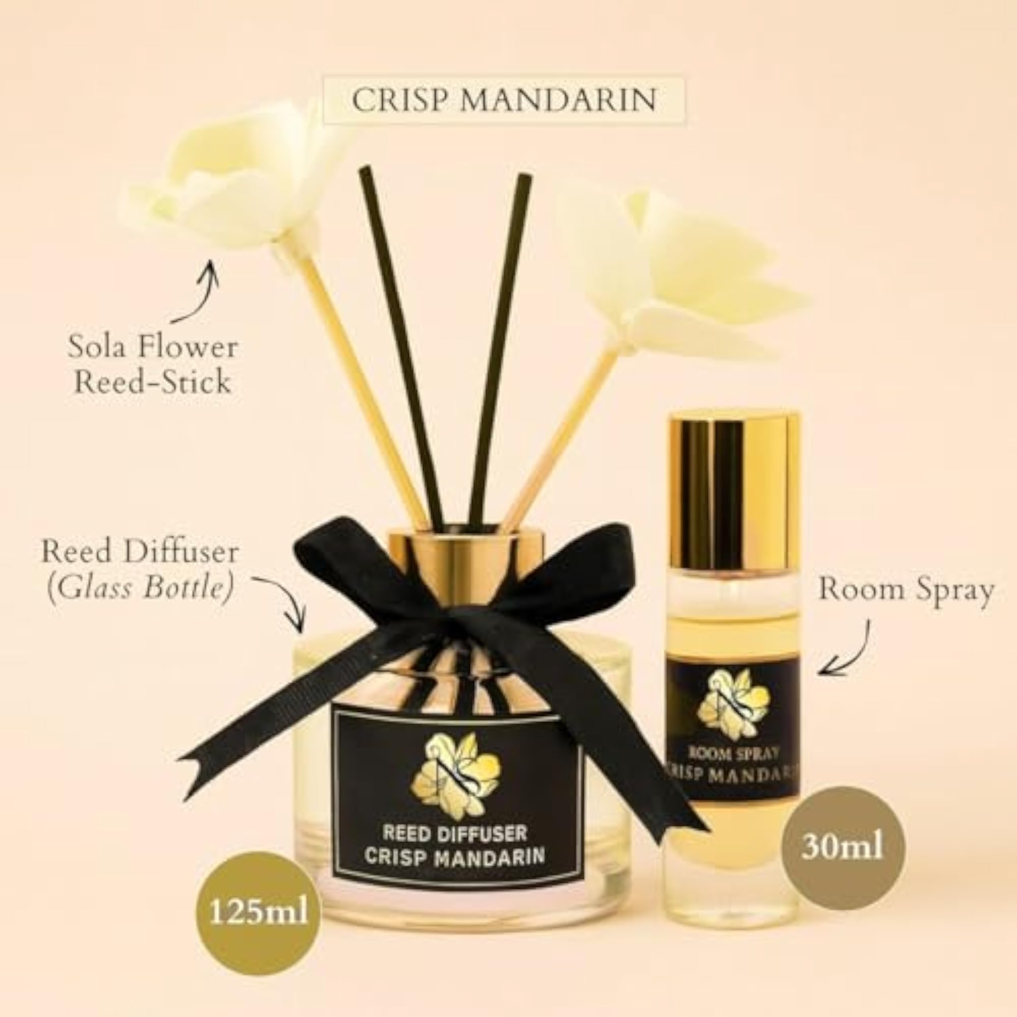 Luxury Reed Diffuser Gift Set with Aroma Bag