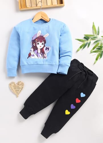 Image of Toonyport Girls Casual Sweatshirt & Sweatpant For Winter