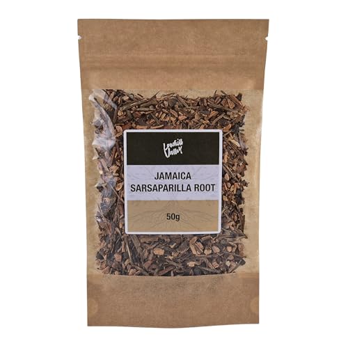 Lowhill Valley Jamaica Sarsaparilla Root - Smilax officinalis – 100% Natural Herbal Tea – No Additives or Preservatives – Responsibly Sourced – 50g