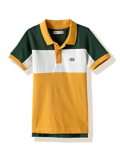 Image of Amazon Brand - Symbol Boy's Color Block Regular Fit Polo Shirt
