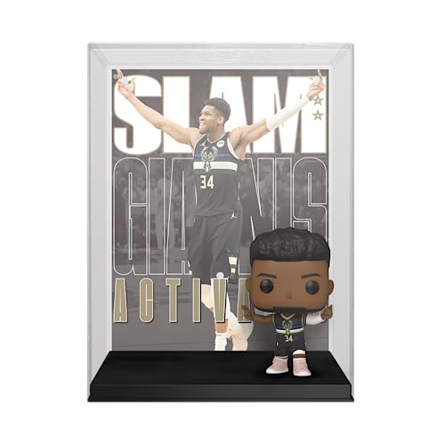 Funko Pop! NBA Cover: Slam - Giannis Antetokounmpo A. - Figura de Vinilo Coleccionable - Idea de Regalo- Mercancia Oficial - Juguetes para Niños y Adultos - Muñeco para Coleccionistas y Exposición