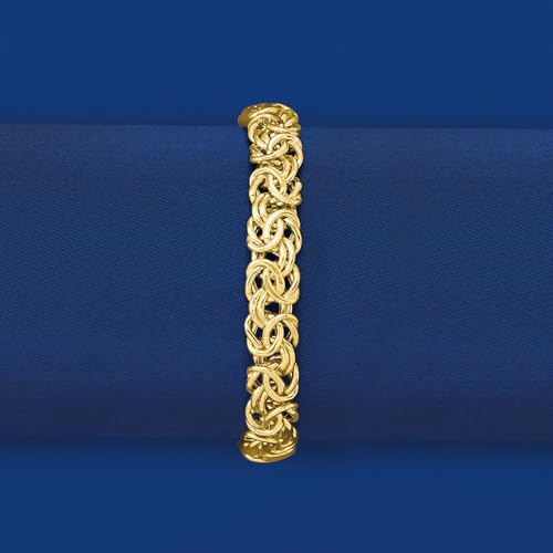 Ross-Simons 14kt Yellow Gold Byzantine Bracelet - Image 4