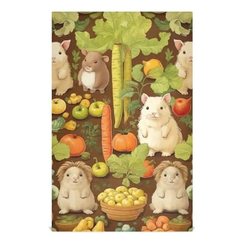 RPLIFE Guinea Pig Kitchen Hand Towels Cover