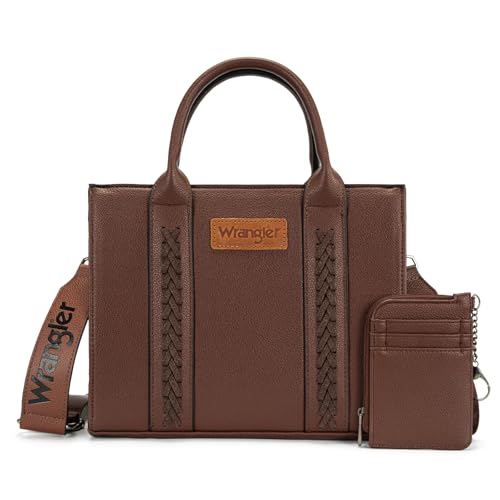 Image of Wrangler Tote Bags for Women Western Purse and Handbags Satchel Top-handle with Card Holder