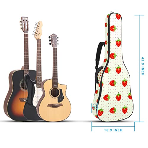 Housse imperméable pour guitare acoustique avec double bandoulière et poche Motif paresseux mignon suspendu sur l’arbre… - Les Beatles, Paul McCartney, John Lennon, RIngo Starr, George Harrison Housse imperméable pour guitare acoustique avec double bandoulière et poche Motif paresseux mignon suspendu sur l'arbre… – Image 6