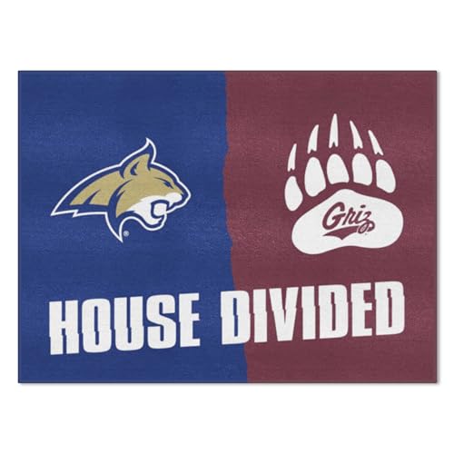 FANMATS 12663 Montana/Montana State House Divided Rug - 34 in. x 42.5 in.