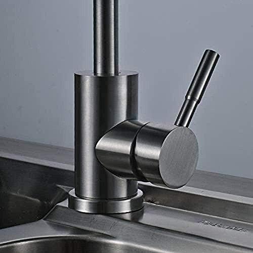 Kitchen Taps Kitchen Faucet Faucet Stainless Steel Kitchen Sink Faucet Single Lever 2-Way Mixing Faucet 360 Degree Rotating Spout