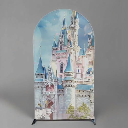 Funda Arco Princess Castle para Fondo Decorativo 6x2.6 ft miniatura 2