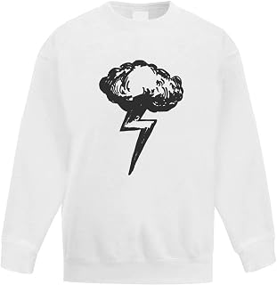 Azeeda 'Storm Cloud' Kid's Sweatshirt/Jumper (14-15 Years) (KW00021804)