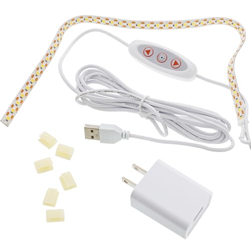 Sew Creative Sewing Machine Light Strip - Dimmable & Flexible 16 of Lighting | Stick On LED Sewing Light for Clear - Shadow Free Stitching Quilting and Crafting