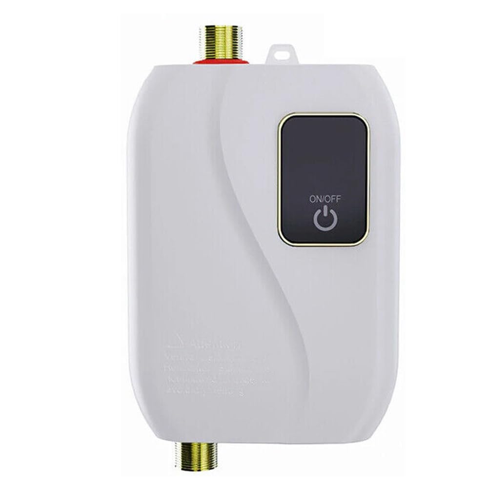 3000W Instant Electric Water Heater, Mini Tankless Under Sink Water Heater with LED Display, 220V Constant Temperature Instant Hot Water System for Bathroom, Kitchen, or Shower