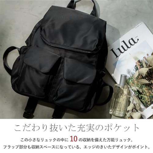VITAFELICE 10ポケット ナイロン リュックサック レディース vnsb-726z の商品画像 5