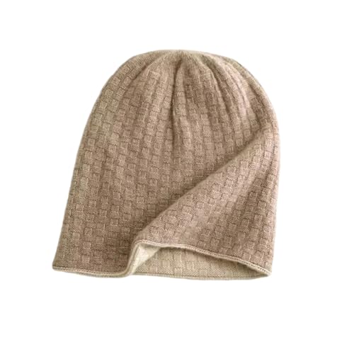 Bonnet en cachemire femme doux fini les oreilles gelées en hiver