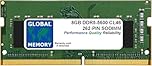8GB DDR5 5600MHz PC5-44800 262-PIN SODIMM MEMORY RAM COMPATIBLE WITH LAPTOPS/NOTEBOOKS