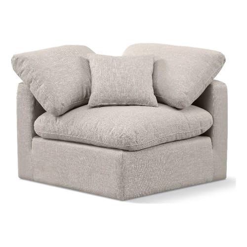 Sillón Contemporáneo Plegable Tela Beige miniatura 1