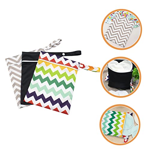 3 bolsas de pañal reutilizables con cremallera VICASKY miniatura 6