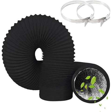 HTTYHT 4-Inch Flexible Aluminium Vent Hose Cover
