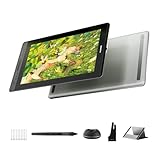 HUION Kamvas Pro 16 V2 Grafiktablett mit Display, 15,6 Zoll Volllaminiertes AG-Glas, 16384...