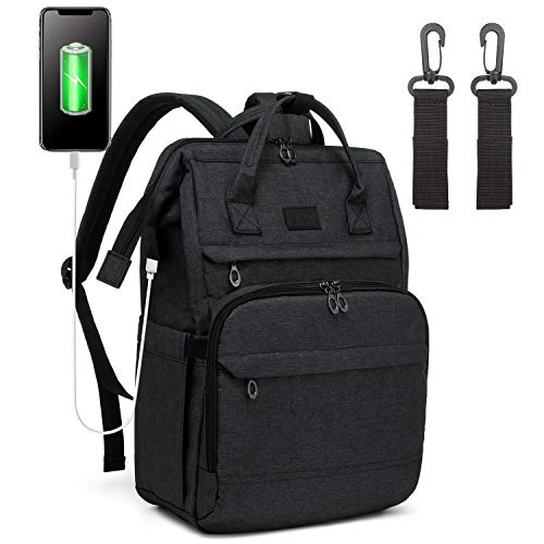 Diaper Bag Backpack,Lovevook Large Travel Back Pack Maternity Baby Nappy Changing Bags,Portable Changing Pad and Stroller Straps