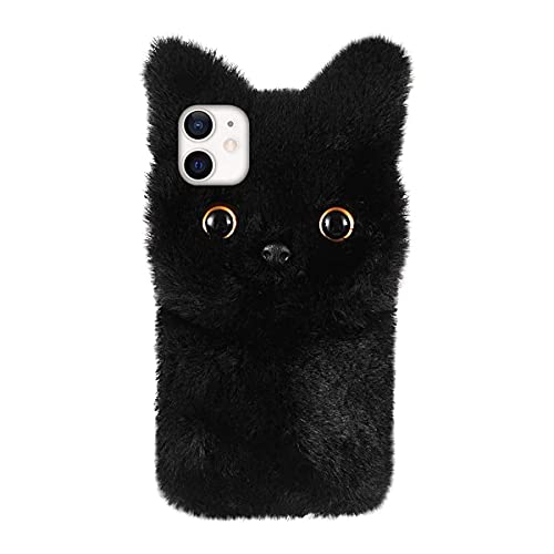 Coque en peluche iPhone 16 Plus cadeau chat mignon pour fille - 2
