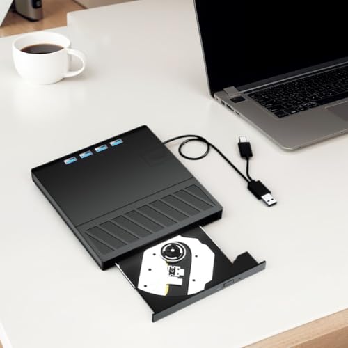 Unidad óptica BLU-Ray externa USB 3.0 grabador de CD DVD tipo C 6