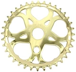 Lowrider Sweet Heart Sprocket 36t 1/2 X 1/8 Gold. for Bicycles, Bikes, Beach Cruiser, Strech Bikes, limos, Chopper Cruiser