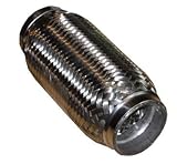 Länge ca. 250 mm S.B.J - Sportland Universal Wellrohr/Flexrohr/flexibles Abgasrohr/Rohrverbinder/Flexstück/Auspuffrohr, Durchmesser 55 mm, Länge 250 mm